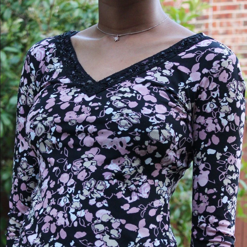 Style & Co. Women’s Petite Floral Blouse